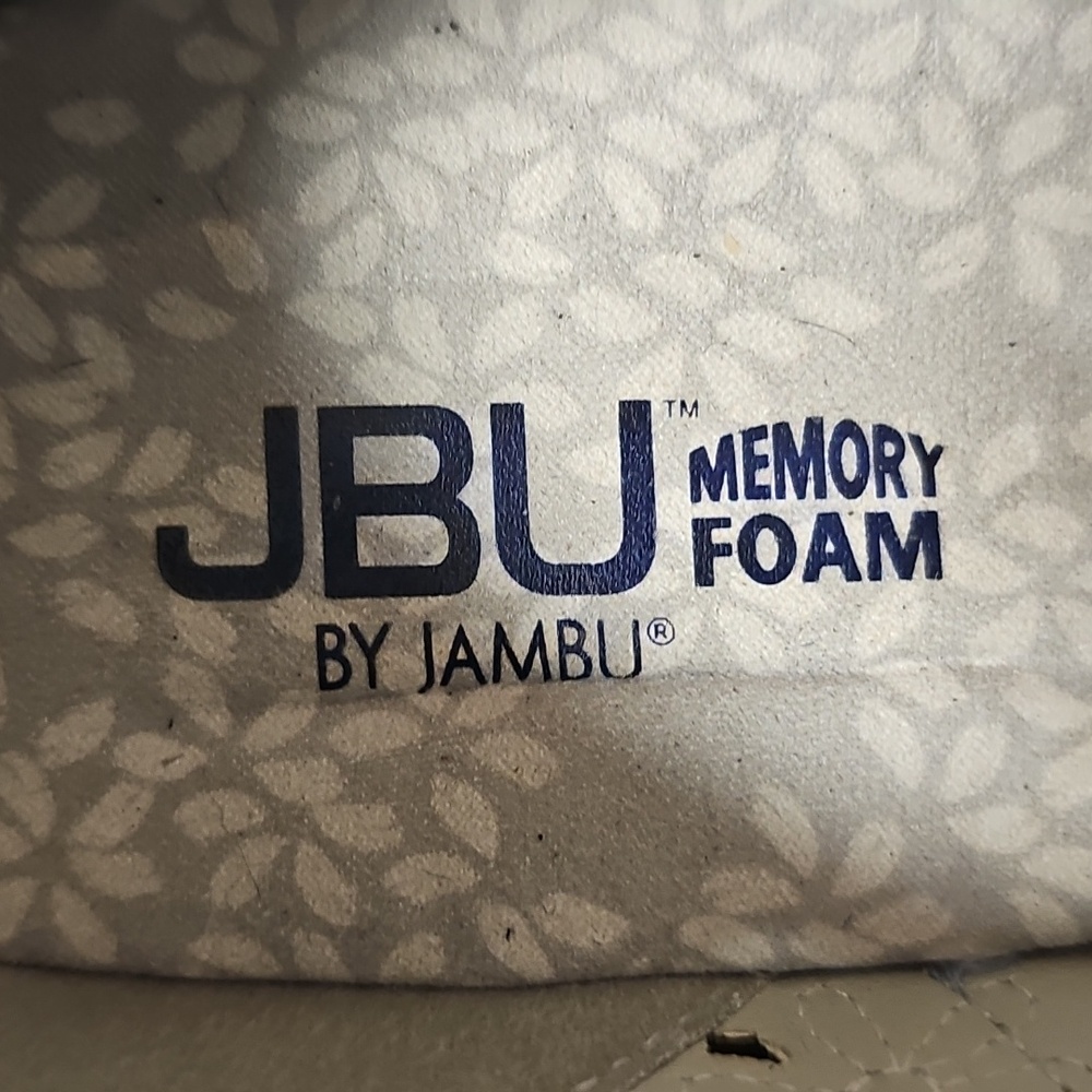 JBU Blue Mary Jane Shoes. Wildflower Memory Foam. 8.5 - Picture 4 of 10
